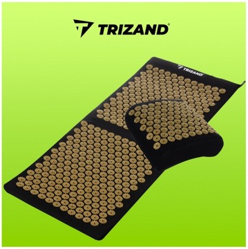 ЗОЛОТОЙ АКУПРЕССУРНЫЙ КОВРИК + ПОДУШКА ДЛЯ ЗДОРОВЬЯ + ЧЕХОЛ ДЛЯ 2 ШАРИКОВ