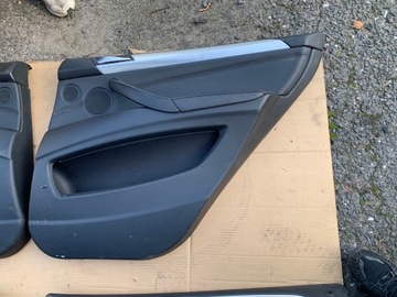 ОБИВКА ДВЕРЕЙ ПЕРЕДНЯЯ ЗАДНЯЯ BMW X5 E70 ЕВРОПА КОЖА