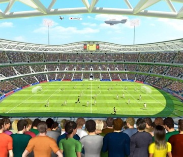 FOTOTAPETA DLA DZIECI STADION PIŁKA NOŻNA 41769