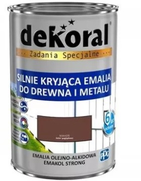 Dekoral Emalia EMAKOL Mahoń 0.9L