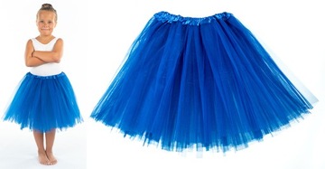 SPÓDNICZKA TUTU TIULOWA GRANATOWA 40 CM 128 134 140 146
