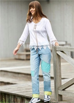 Bonprix SPODNIE JEANSOWE 44