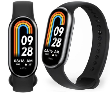 SMARTBAND XIAOMI MI BAND 8 ЧЕРНЫЙ SPO2 AMOLED 60 Гц