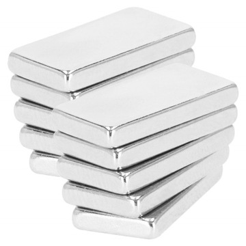 MAGNES NEODYMOWY 10 SZT MOCNY PŁYTKOWY MAGNESY