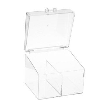 Органайзер для хранения ватных дисков с 2 отделениями