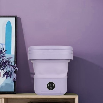 СКЛАДНАЯ СТИРАЛЬНАЯ МАШИНА МИНИ-СТИРАЛЬНАЯ МАШИНА С СИНЕЙ ПОДСВЕТКОЙ МАЛЕНЬКАЯ СТИРАЛЬНАЯ МАШИНА ДЛЯ КВАРТИРЫ