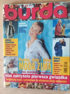 Burda moda piękno relaks 11/98 moda zimowa