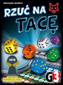 Rzuć na tacę (Ganz Schon Clever) - gra podstawowa, wykreślanka