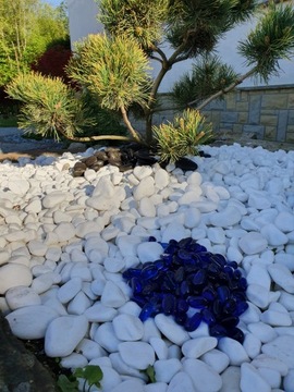 KAMIEŃ OZDOBNY OTOCZAK BIAŁY THASSOS GRECKI NATURALNY PIĘKNY 3-6 CM 1000 KG