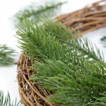 РЕАЛИСТИЧНАЯ ВЕТКА ЕЛКИ ИСКУССТВЕННАЯ РОЖДЕСТВЕНСКАЯ ЕЛКА ПЛАТЬЕ ПРАЗДНИЧНОЕ УКРАШЕНИЕ 10 шт.