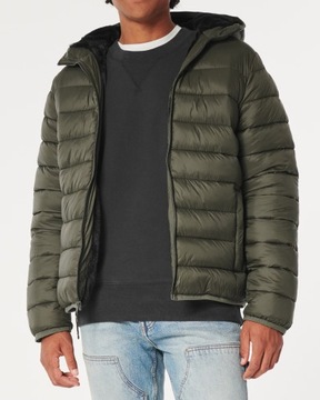 Kurtka Abercrombie Hollister L puchowa zimowa ultimate puffer