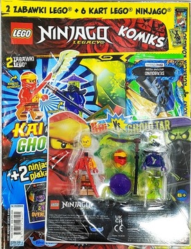 Lego ninjago Legacy 1/24 + Kai i Ghoultar + karty