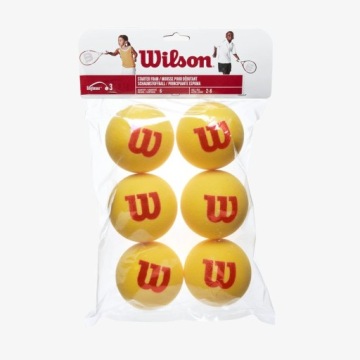 Metodyczne piłki tenisowe WILSON STARTER FOAM 6szt