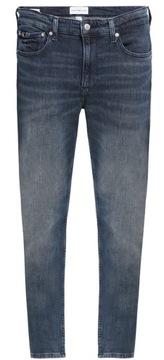 Eleganckie jeansy męskie CALVIN KLEIN JEANS r. 34X32 spodnie slim taper