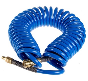 WĄŻ PRZEWÓD SPIRALNY PNEUMATYCZNY 9m DO KOMPRESORA