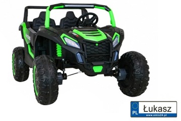 Автомобиль детский Большой Багги ATV 24В/14Ач Double 4x200W A032 зеленый