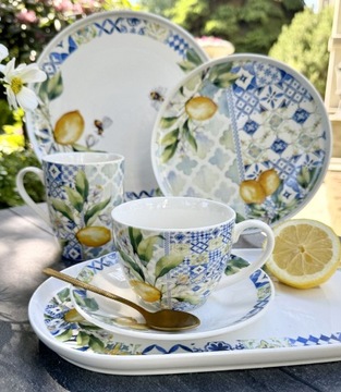 Чашка с блюдцем 240 мл LIMONETTI VILLA ITALIA