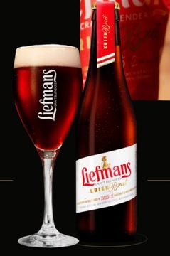LIEFMANS FRUITESSE BEER pokal szklanka kieliszek 25cl BELGIA