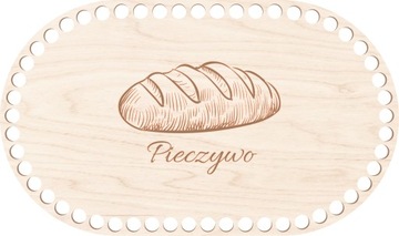 KOSZ MOJŻESZA 24x29 CM OWALNE DNO DO KOSZYKA BAZA SZYDEŁKO CHLEB PIECZYWO