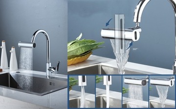 УДЛИНИТЕЛЬ КУХОННОГО КРАНА АЭРАТОР АЭРАТОР ДЛЯ КУХОННЫХ ОБЪЕКТОВ ВОДОПАД