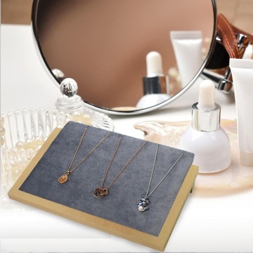 Подставка для ожерелья с подвеской, отдельно стоящая, серая