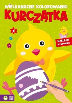 Wielkanocne kolorowanki. Kurczatka