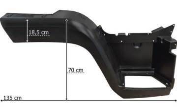 MAN L2000 LE2000 STOPIEŃ PRAWY NADKOLE 85612100004 85612100090