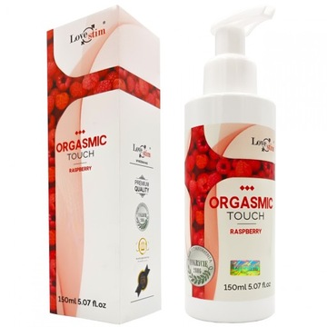Orgazmowy żel do masażu stymulacji MALINOWY 150ml