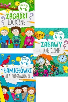 Łamigłówki i zagadki logiczne klasy 4-6 ZESTAW