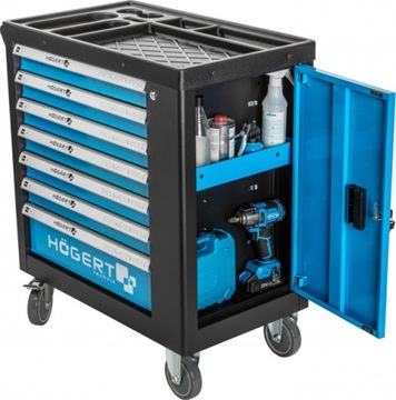 HOGERT HT7G050 ТЕЛЕЖКА ДЛЯ ИНСТРУМЕНТОВ 544 шт.