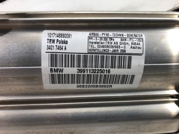 ULOŽENÍ VZDUCHOVÁ SPOLUJEZDCE BMW E90 34017464A