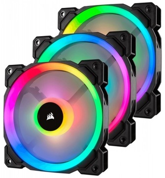 Fan LL120 RGB LED PWM 3 Fun Pack Dual Light Loop RGB LED PWN Fan - 3 Fan Pa