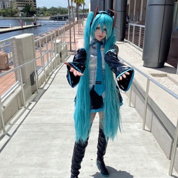 PERUKA HATSUNE MIKU COSPLAY ANIME VOCALOID DAMSKIE