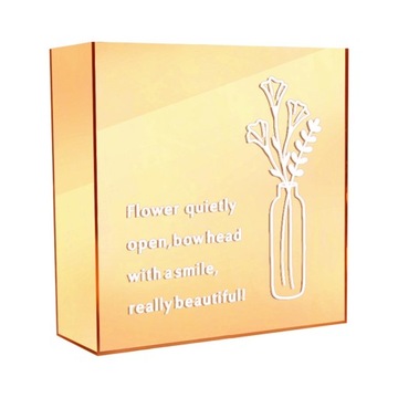 Book Flower Vase Rack Flower Vase for Floral Gold