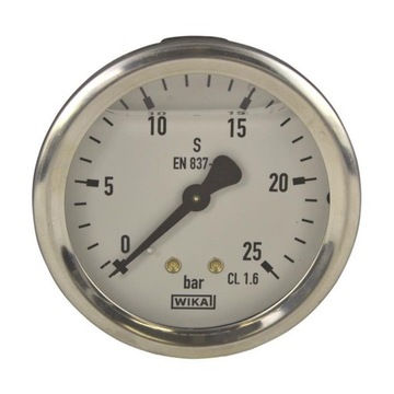 0-25BAR G1/4 manometr gliceryna WIKA M63T/G 63mm