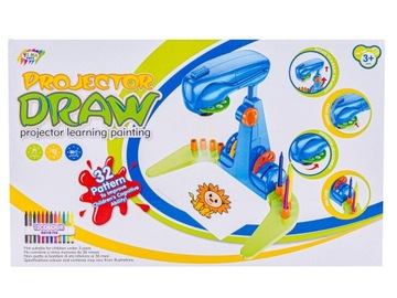 Проектор, Проектор для обучения рисованию и живописи + СИНИЕ аксессуары