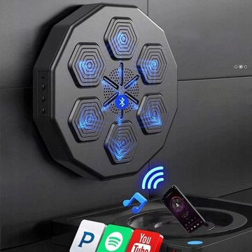 МУЗЫКАЛЬНЫЙ БОКСЕРСКИЙ ТРЕНИРОВОЧНЫЙ МАШИНА ЦЕЛЬ BLUETOOTH