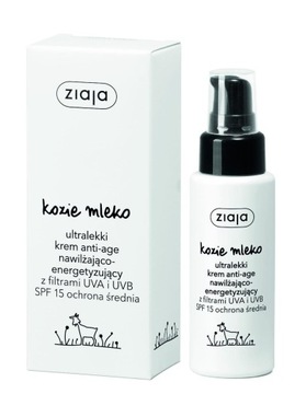 kozie mleko ultralekki krem anti-age nawilżająco-e