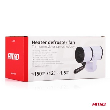 Складной солнцезащитный козырек 150х80см amio-02909