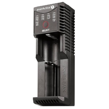 Ładowarka akumulatorków Li-ion, Ni-MH everActive UC-100C 18650 21700 AA AAA