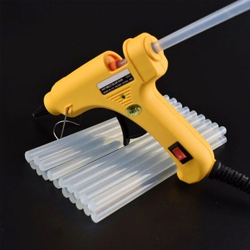 ГОРЯЧИЙ КЛЕЕВОЙ ПИСТОЛЕТ ДЛЯ ТЕРМОПЛАВИЛЬНОГО ПИСТОЛЕТА 10 ШТ. 7 ММ ВСТАВКИ КЛЕЕВЫЕ СТОЙКИ Рождество