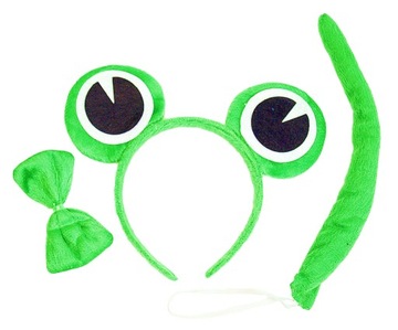 4 предмета НАРЯД ЛЯГУШКА КОСТЮМ ЛЯГУШКИ ДЛЯ 7-14 ЛЕТ