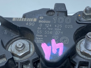 ALTERNÁTOR OPEL ASTRA H 1.6 1.8 0124425025 55556071