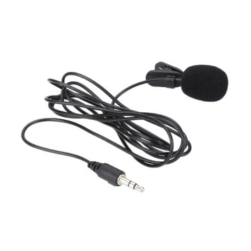 Микрофон с зажимом для комплекта громкой связи NCS, мини-джек 3,5 мм, черный
