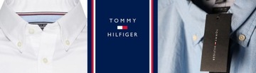 -68% Klasyczny SWETER PREMIUM COTTON SILK Tommy Hilfiger OKRĄGŁY DEKOLT XXL