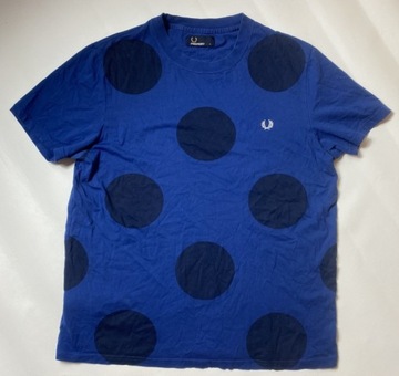 FRED PERRY/ ORYGINALNY GRANATOWY T SHIRT /L