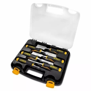 Zestaw 6 dłut do drewna DEWALT 6/12/18/25/32/38 mm x 70 mm DWHT16852-9