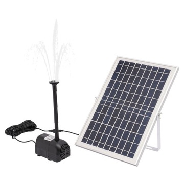 10W SOLARNA POMPA WODNA FONTANNA 2M 1000L/H