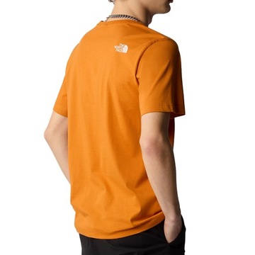 The North Face T-Shirt Mountain Line Rozmiar L Pomarańczowy - NF0A87NTPCO