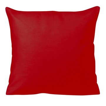POSZEWKA POSZEWKI SATYNA SATYNOWA 40x40 CZERWONA